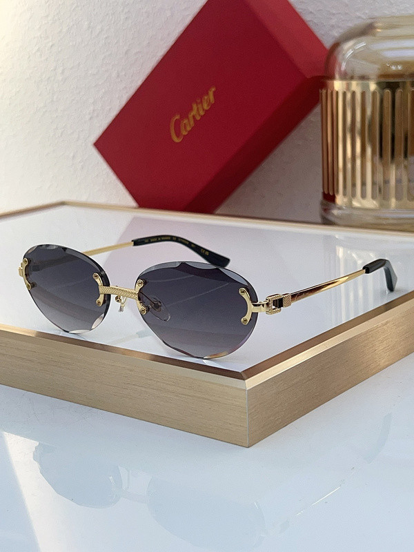 Cartier Sunglasses AAAA-6794