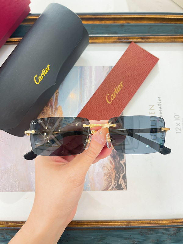 Cartier Sunglasses AAAA-6156