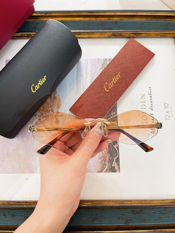 Cartier Sunglasses AAAA-6011