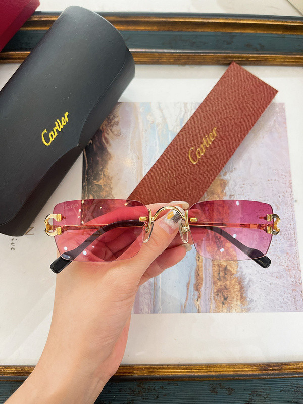 Cartier Sunglasses AAAA-6241