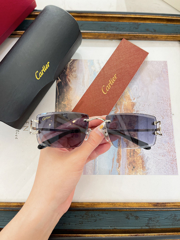 Cartier Sunglasses AAAA-5913