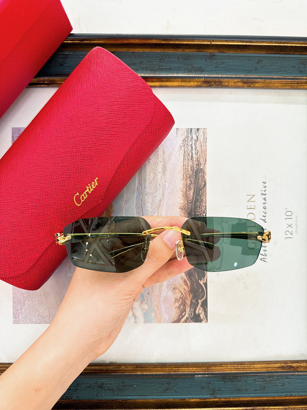 Cartier Sunglasses AAAA-6097