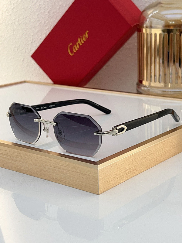 Cartier Sunglasses AAAA-6519