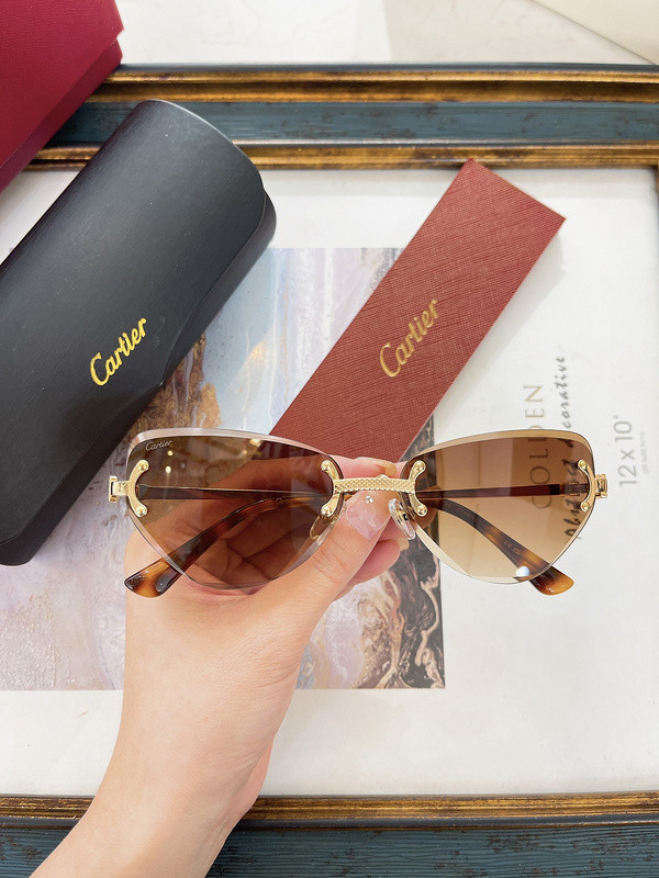 Cartier Sunglasses AAAA-6154