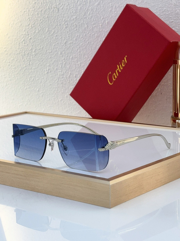 Cartier Sunglasses AAAA-6766