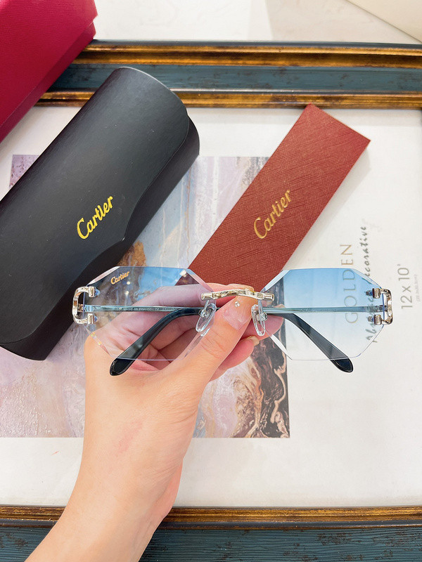 Cartier Sunglasses AAAA-5896