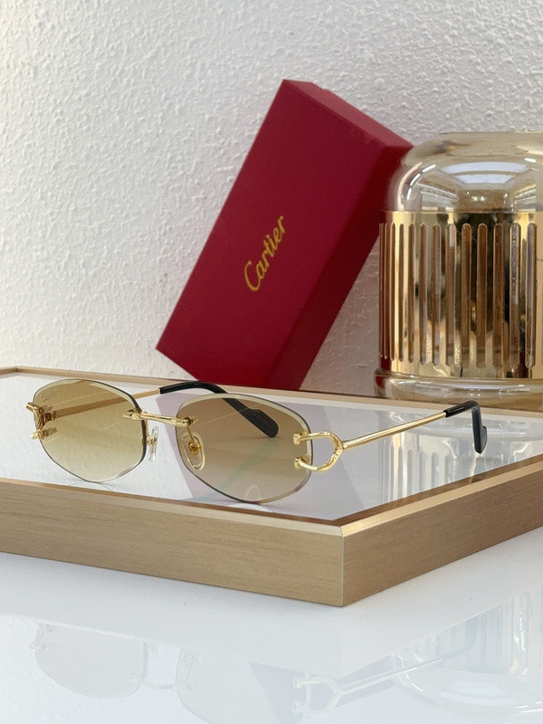 Cartier Sunglasses AAAA-6634
