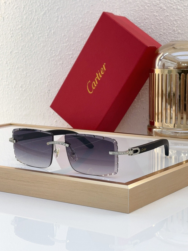 Cartier Sunglasses AAAA-6256