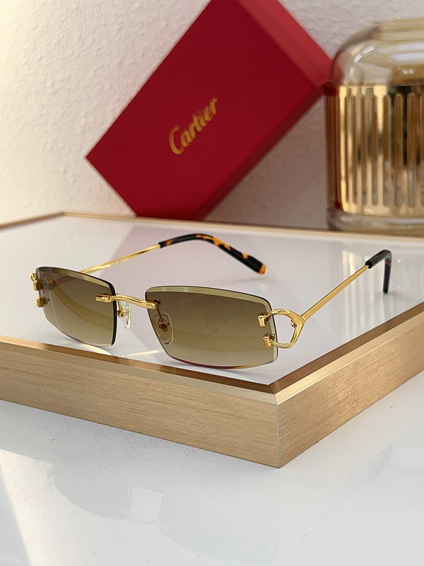 Cartier Sunglasses AAAA-6597