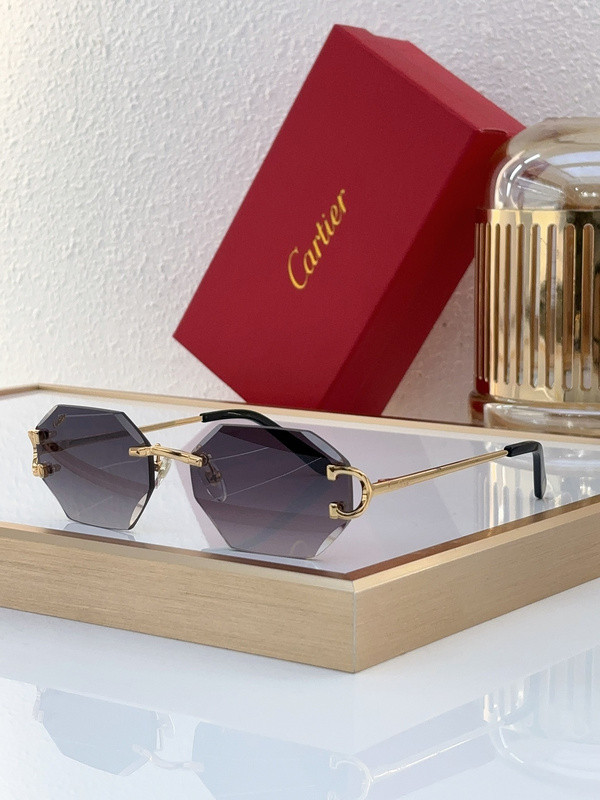 Cartier Sunglasses AAAA-6294