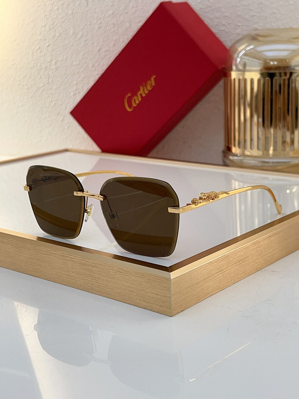Cartier Sunglasses AAAA-6765