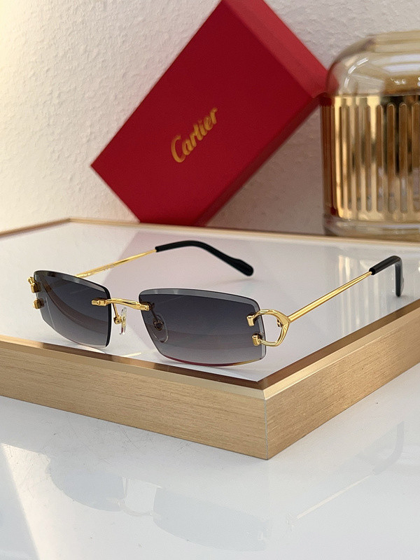 Cartier Sunglasses AAAA-6599