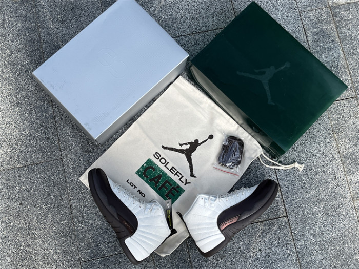 Authentic SoleFly x Air Jordan 12 “Baroque Brown”