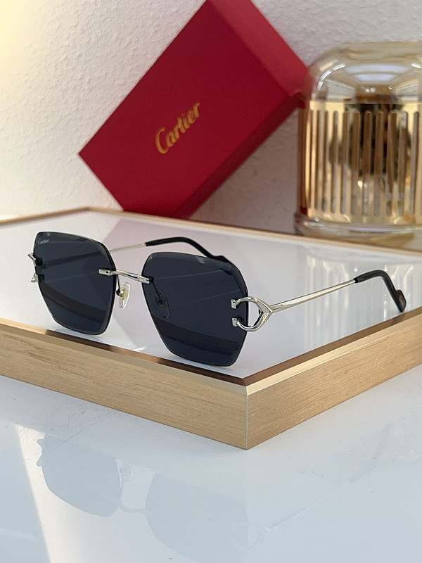 Cartier Sunglasses AAAA-6607