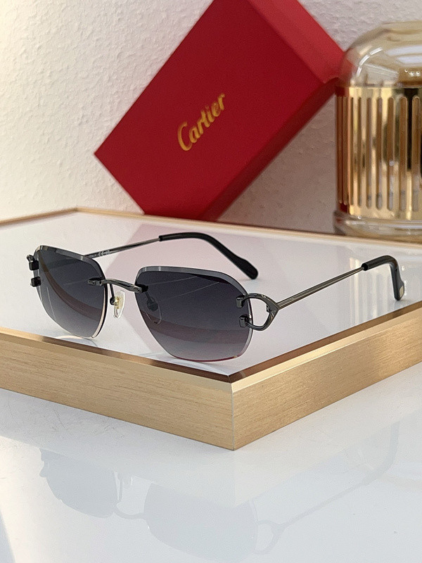 Cartier Sunglasses AAAA-6644