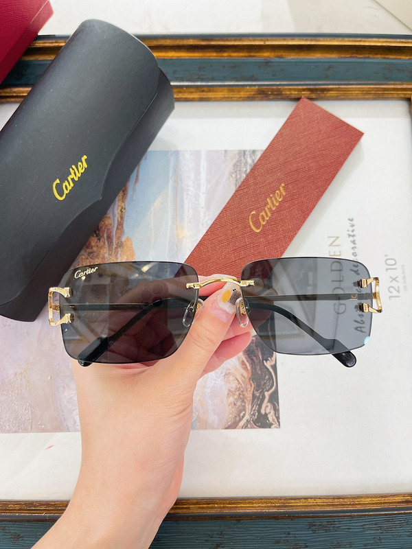 Cartier Sunglasses AAAA-5961