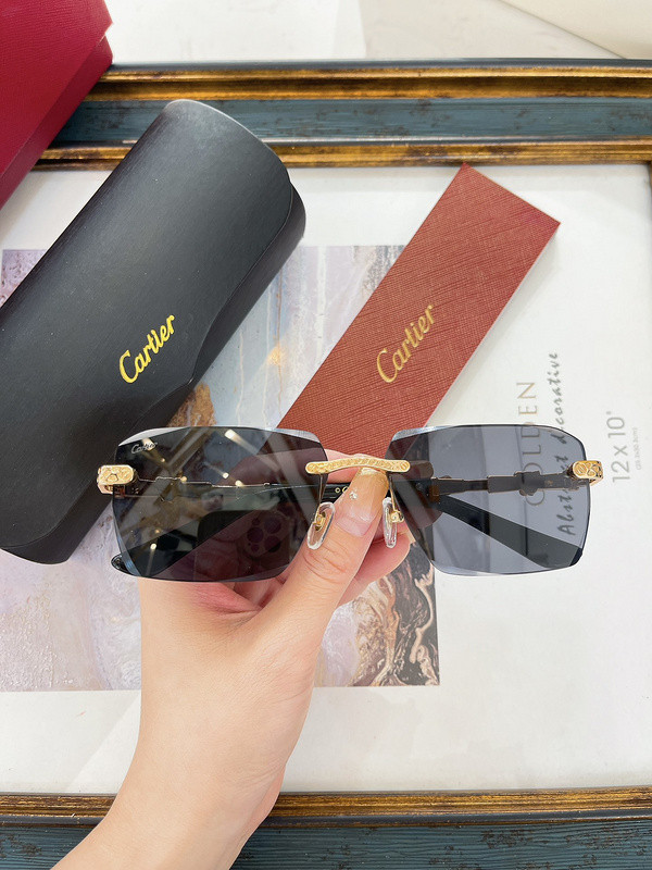 Cartier Sunglasses AAAA-6185