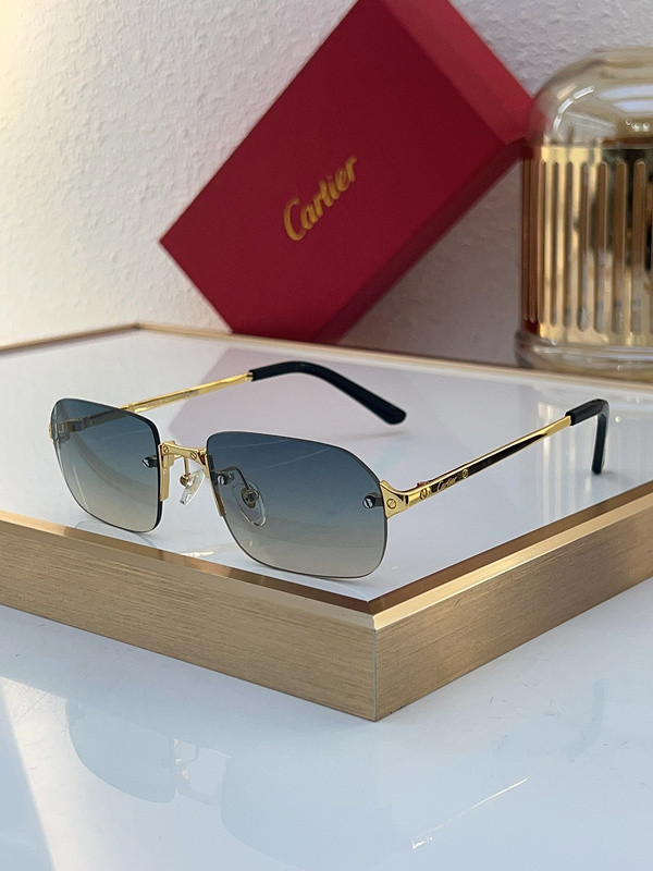 Cartier Sunglasses AAAA-6536