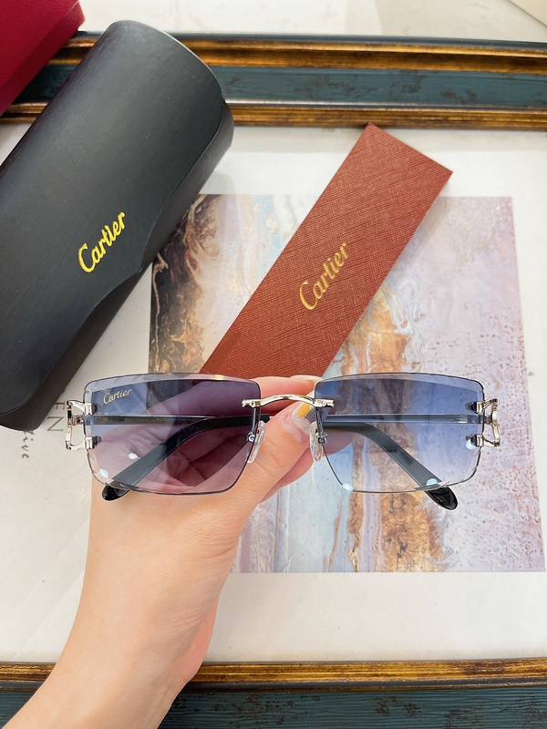 Cartier Sunglasses AAAA-5917