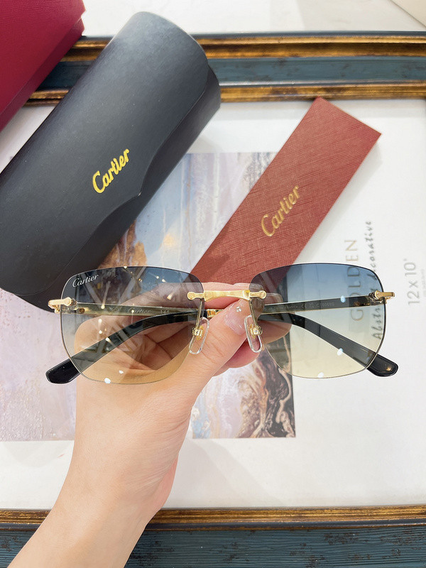 Cartier Sunglasses AAAA-6169