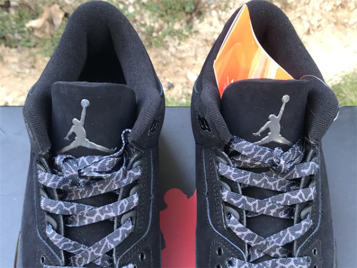 Authentic Air Jordan 3 Black cat