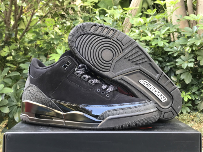 Authentic Air Jordan 3 Black cat