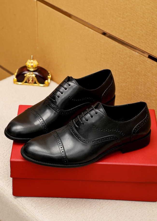 Ferragamo Men shoes 1：1 quality-444