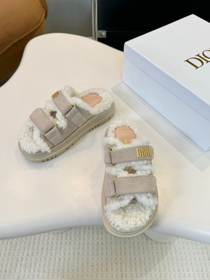 Dior women slippers 1：1 quality-393