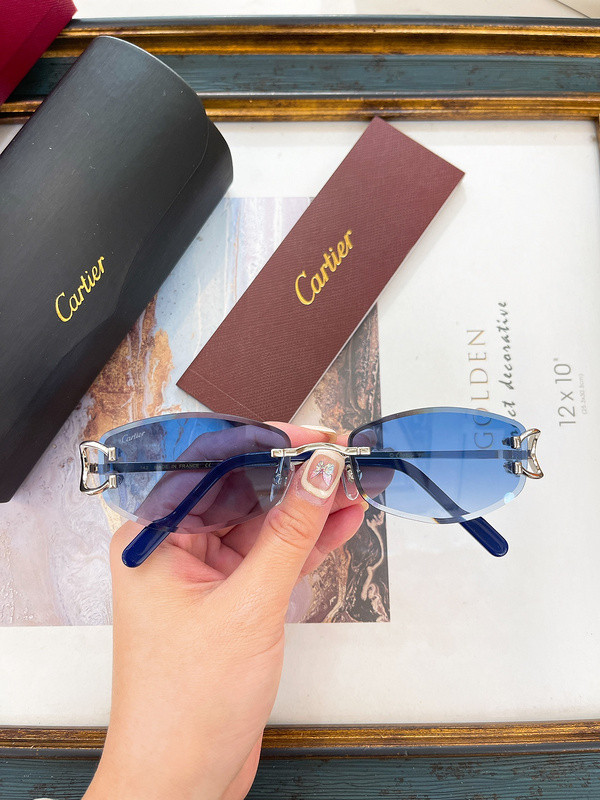 Cartier Sunglasses AAAA-7441