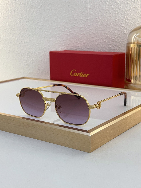 Cartier Sunglasses AAAA-7163