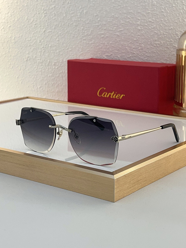 Cartier Sunglasses AAAA-6961