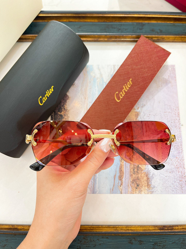 Cartier Sunglasses AAAA-7361