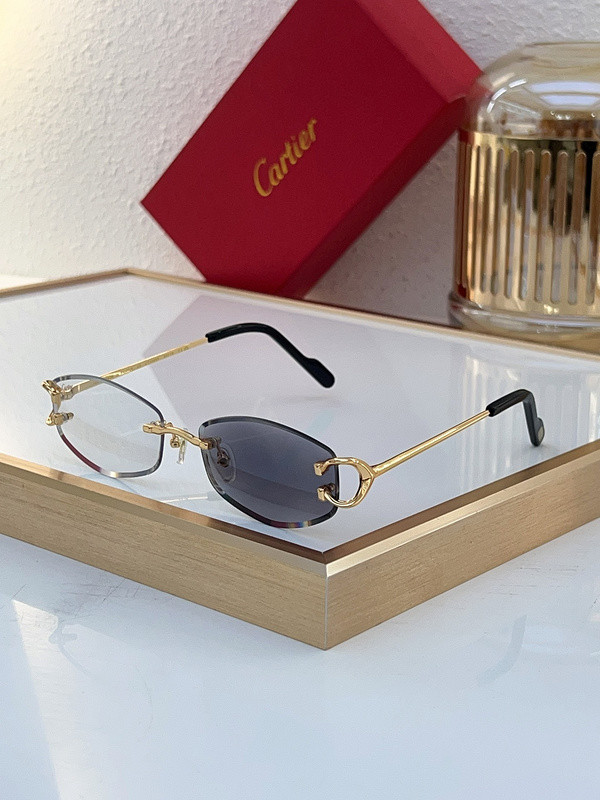 Cartier Sunglasses AAAA-7437