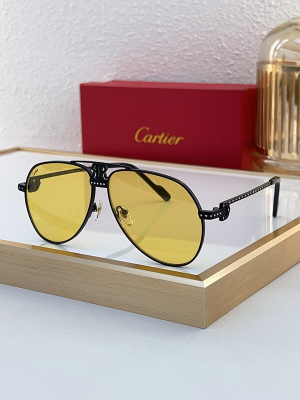 Cartier Sunglasses AAAA-7338