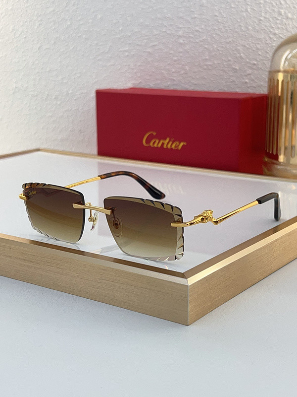 Cartier Sunglasses AAAA-7034