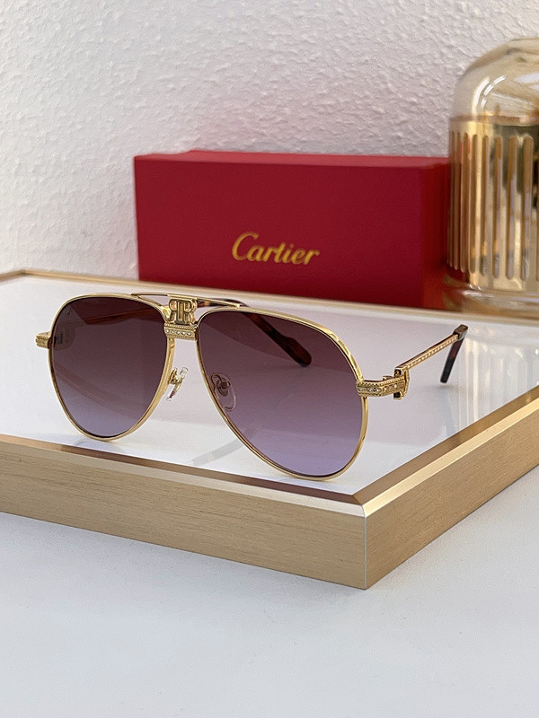 Cartier Sunglasses AAAA-7334