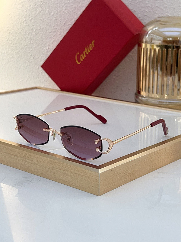 Cartier Sunglasses AAAA-7436