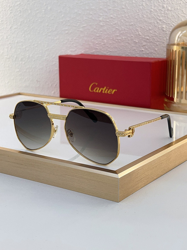 Cartier Sunglasses AAAA-7341