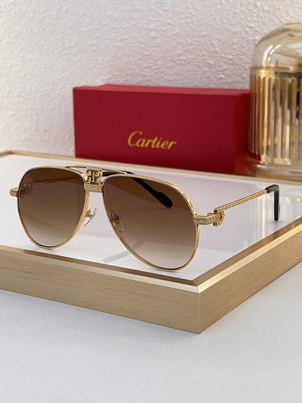 Cartier Sunglasses AAAA-7342