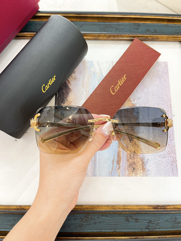 Cartier Sunglasses AAAA-7485