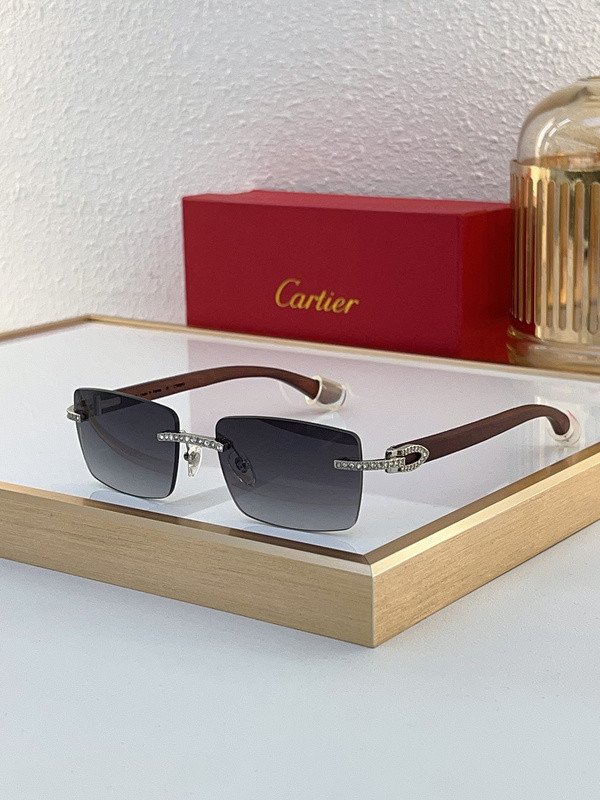 Cartier Sunglasses AAAA-7313