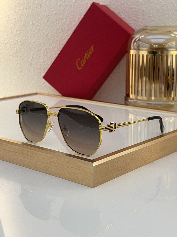Cartier Sunglasses AAAA-7537