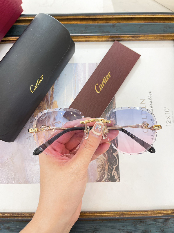 Cartier Sunglasses AAAA-7112