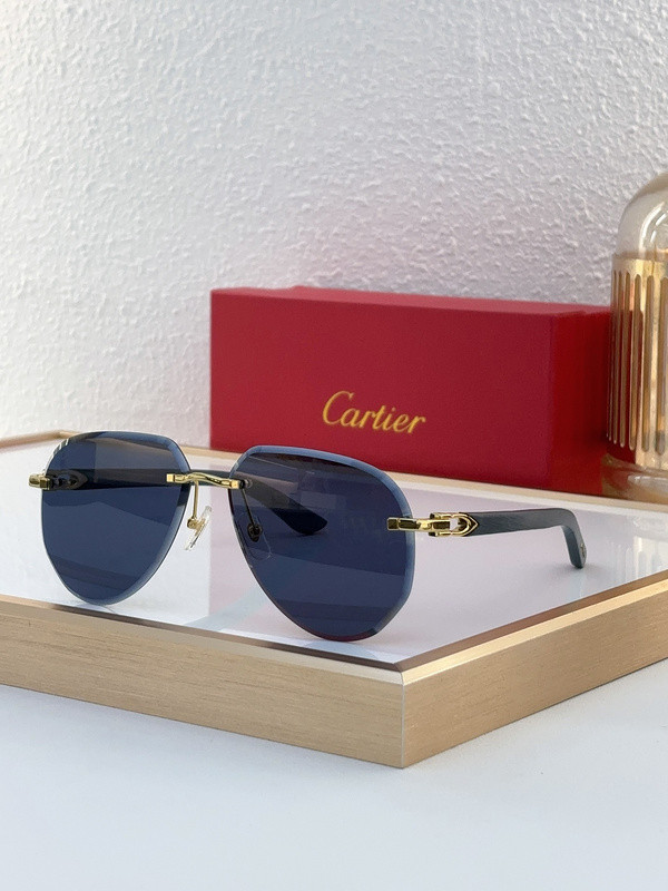 Cartier Sunglasses AAAA-7164
