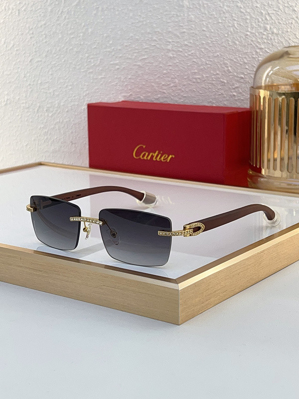 Cartier Sunglasses AAAA-7308