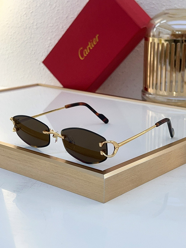 Cartier Sunglasses AAAA-7435