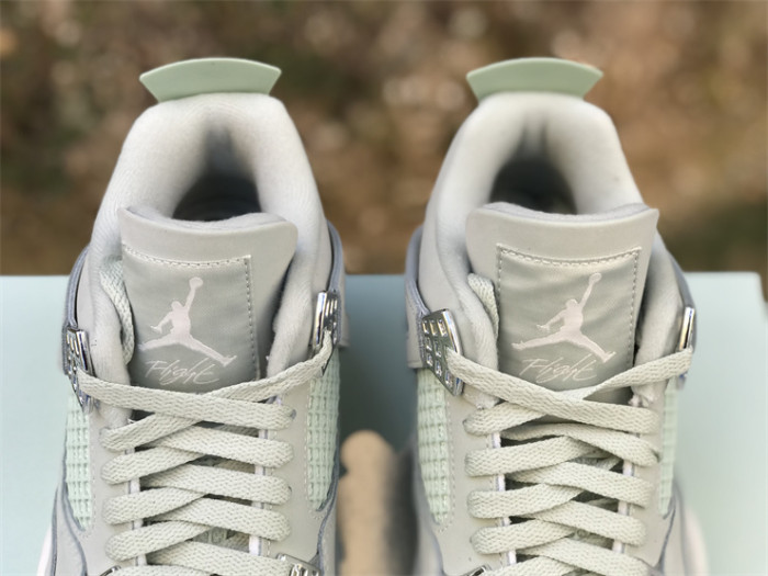 Authentic Air Jordan 4 Seafoam Sail