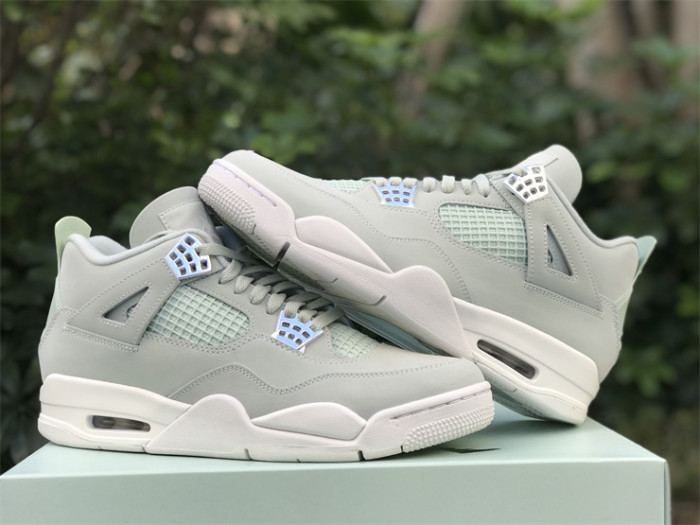 Authentic Air Jordan 4 Seafoam Sail