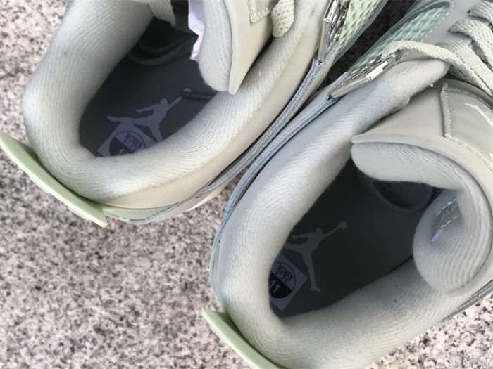 Authentic Air Jordan 4 Seafoam Sail