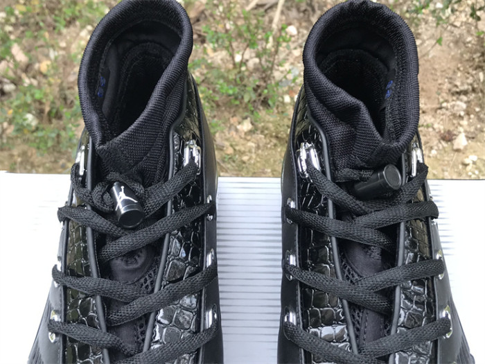 Authentic Jordan 17 OG Low Black Chrome